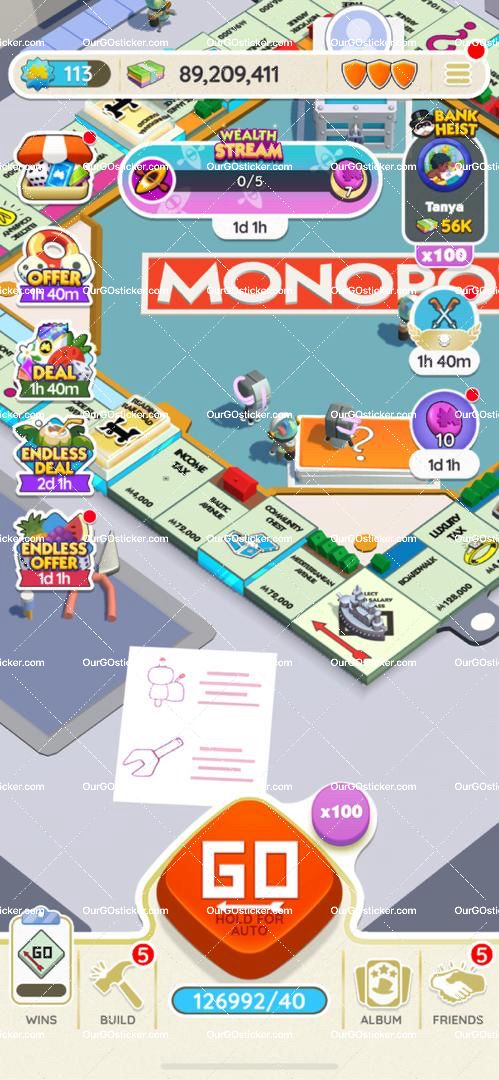 buy monopoly go sticker