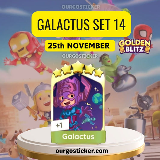 [Pre Order 25/11] Golden Blitz 5 Star Galactus - Set 14