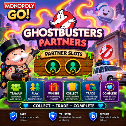 Ghostbusters Partner Event 2 Slots for Monopoly GO