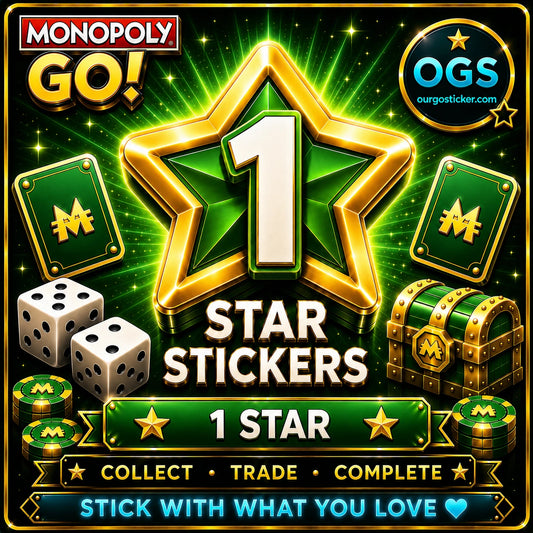 Monopoly GO Happy Harvest 1 Star Stickers Product | OurGoSticker