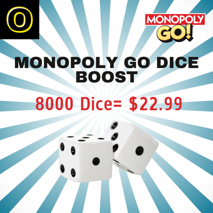 Monopoly Go Dice Boost  "Read Description"