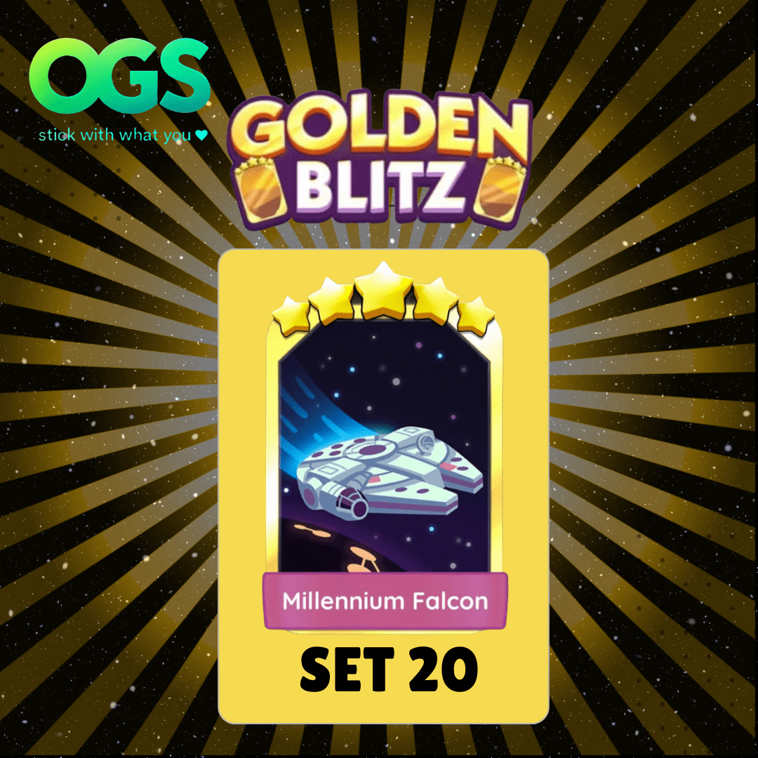 [Coming Soon] Gold Sticker 'Millennium Falcon' Set 20 - 09 - OurGOstickerOurGOsticker