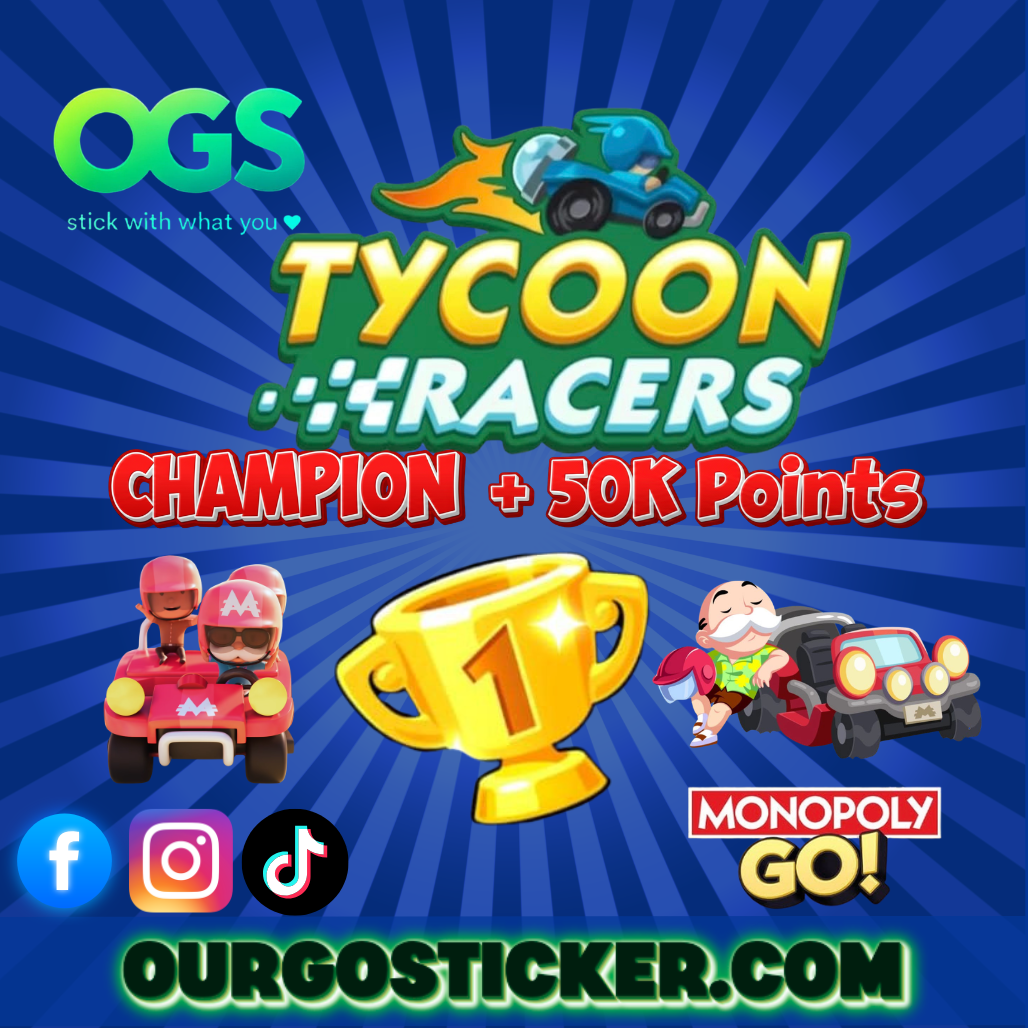 "2nd Choice" Tycoon Racers GUARANTEED 1ST CHAMPION + 50K POINTS STAGE 1 ( 3 SLOT FROM US + 1 SLOT YOU)