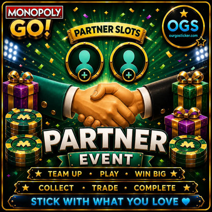 Partner Event 2 Slots carry service by OurGoSticker with professional team and fast completion.