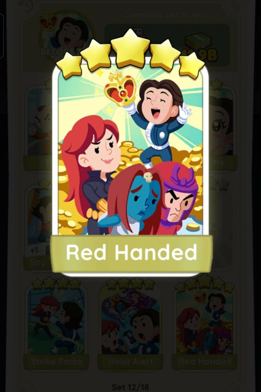 Red Handed 5 Star-Set 12-9