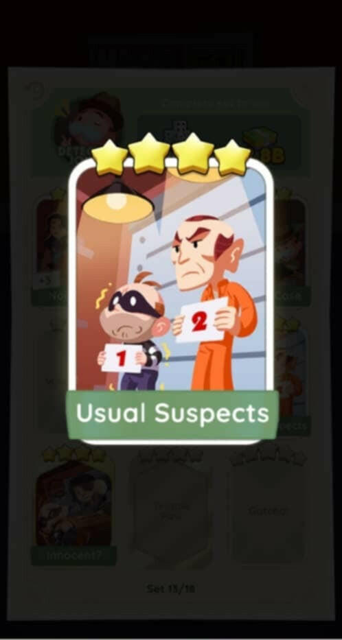 Usual Suspects 4 Star-Set 13-6